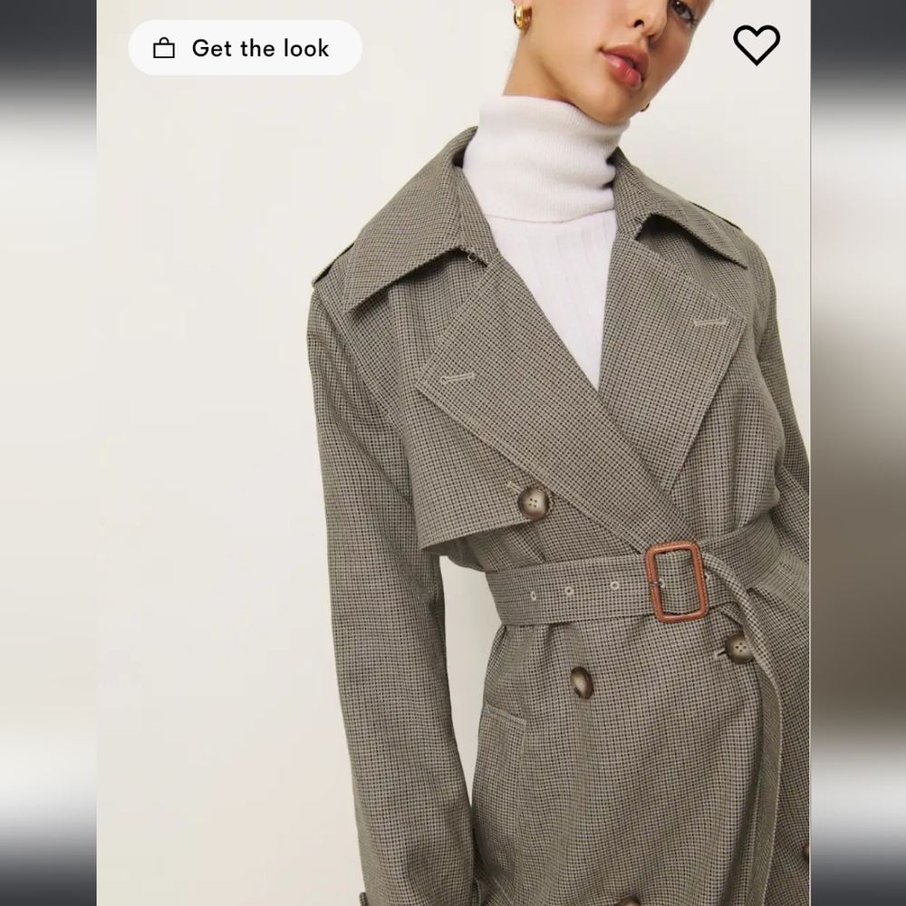 Reformation Matteo Trench Brown - Size XS - Picture 2 of 16